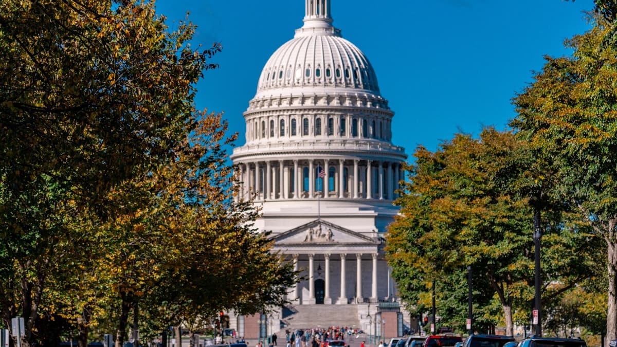 United States Capitol building on a clear day in Washington, D.C.