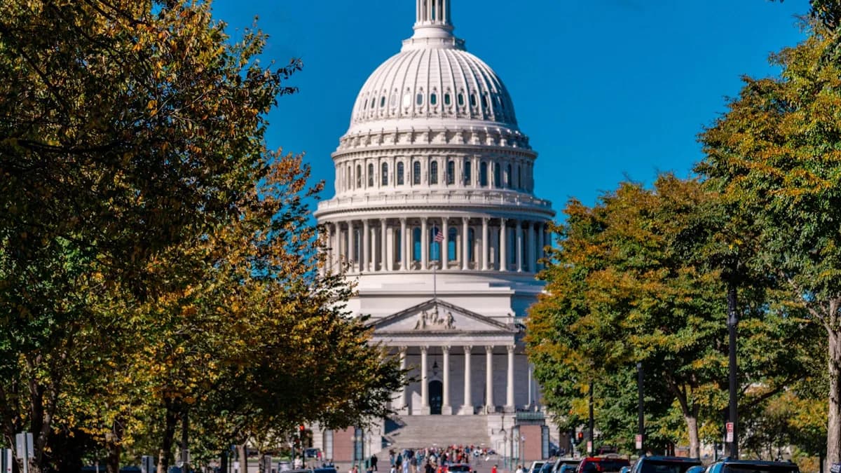 U.S. Senate chamber and legislative session